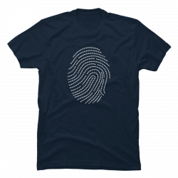 fingerprint t shirt